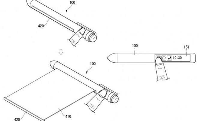 LG patents a crazy rollable smart pen that aims to replace your smartphone 680x430 - مدونة التقنية العربية