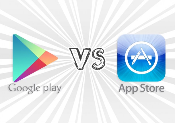 google play vs appstore - مدونة التقنية العربية