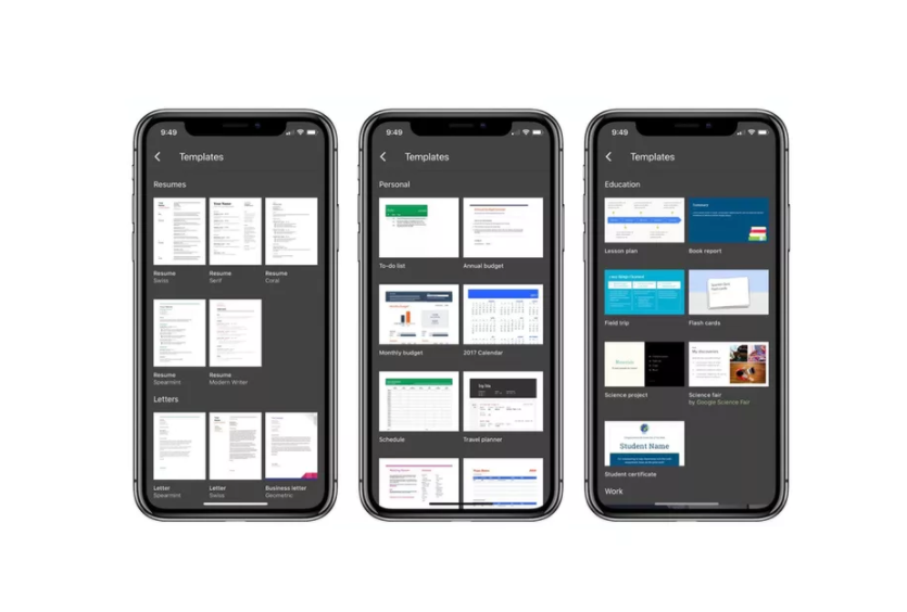 Google updates Docs Slides and Sheets for iPhone X and iOS 11 - مدونة التقنية العربية