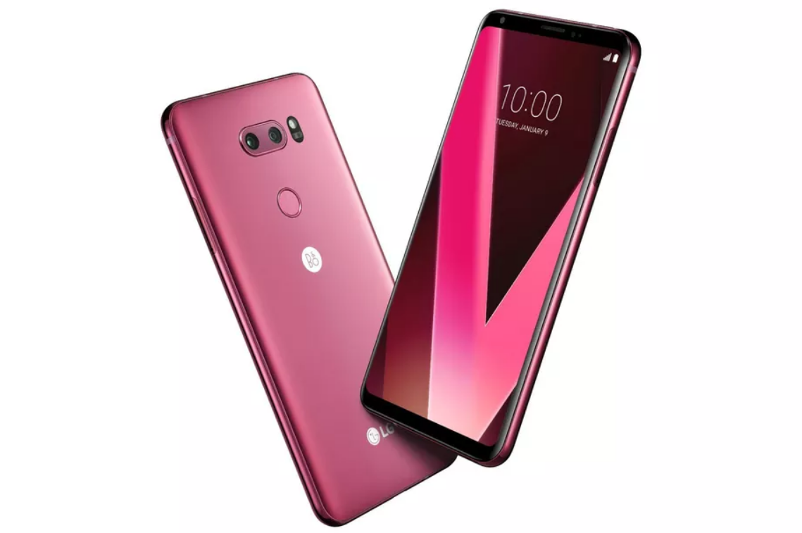 LG pink V30 - مدونة التقنية العربية