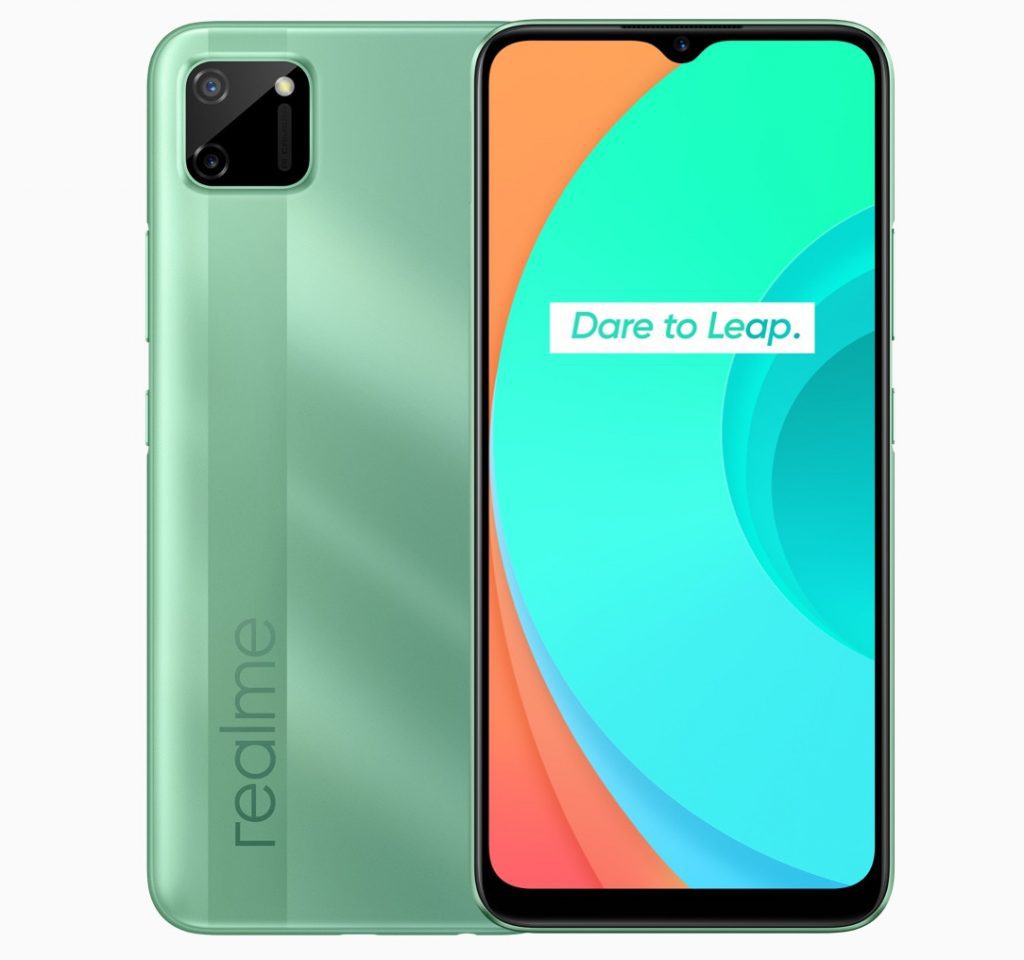 Realme C11 in green - مدونة التقنية العربية