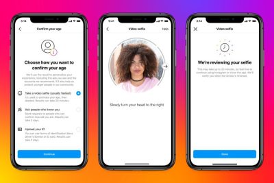 منصة انستاجرام تختبر التحقق من العمر عبر فيديو شخصي والتضامن الاجتماعي