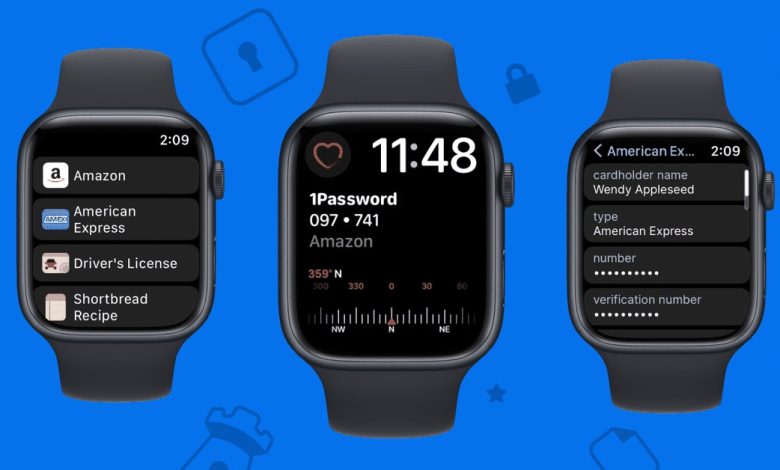 تطبيق 1Password 8 متوفر الآن على Apple Watch